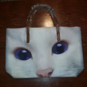 Cat eyes tote bag. Foam, practical for transporting electronics.